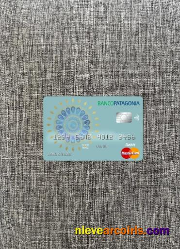 Argentina Banco Patagonia master card photolook